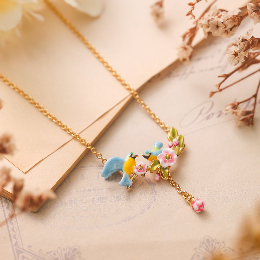 Lovely Blue Tit Necklace