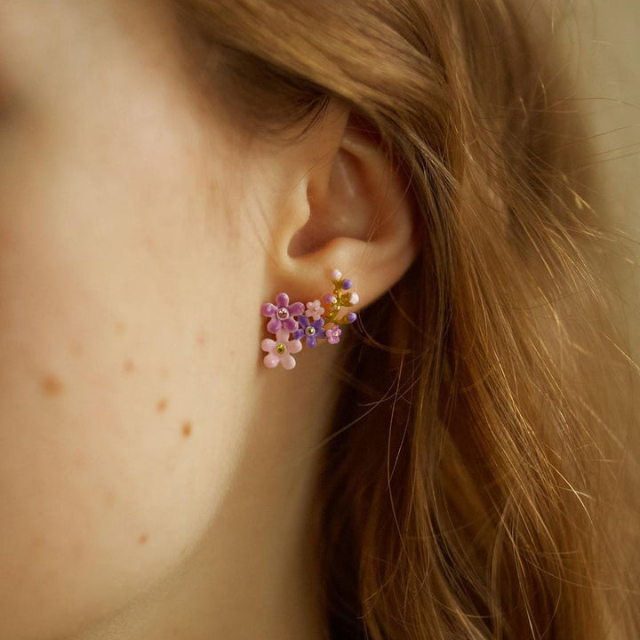 Selenichast forget me not flowers stud earrings