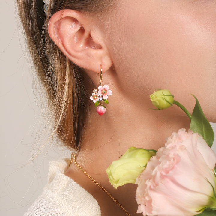 Peach Blossom Earrings