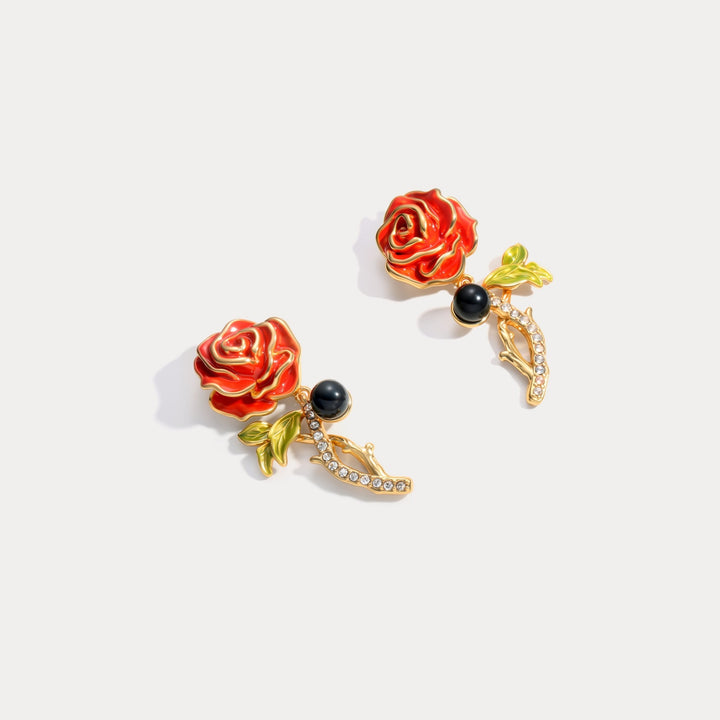 Rose Earrings