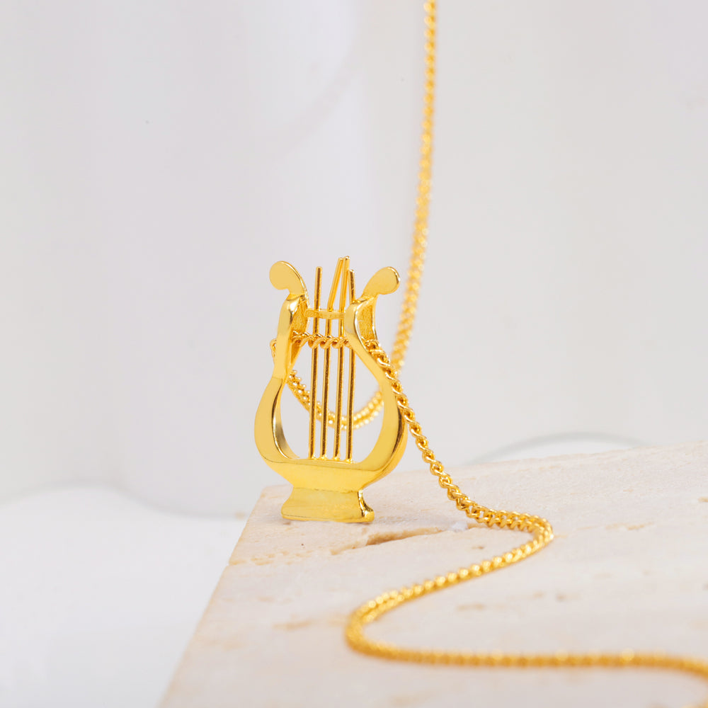 Selenichast Aegean Lyre Necklace