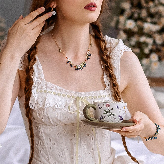 Blueberry Flower Bracelet