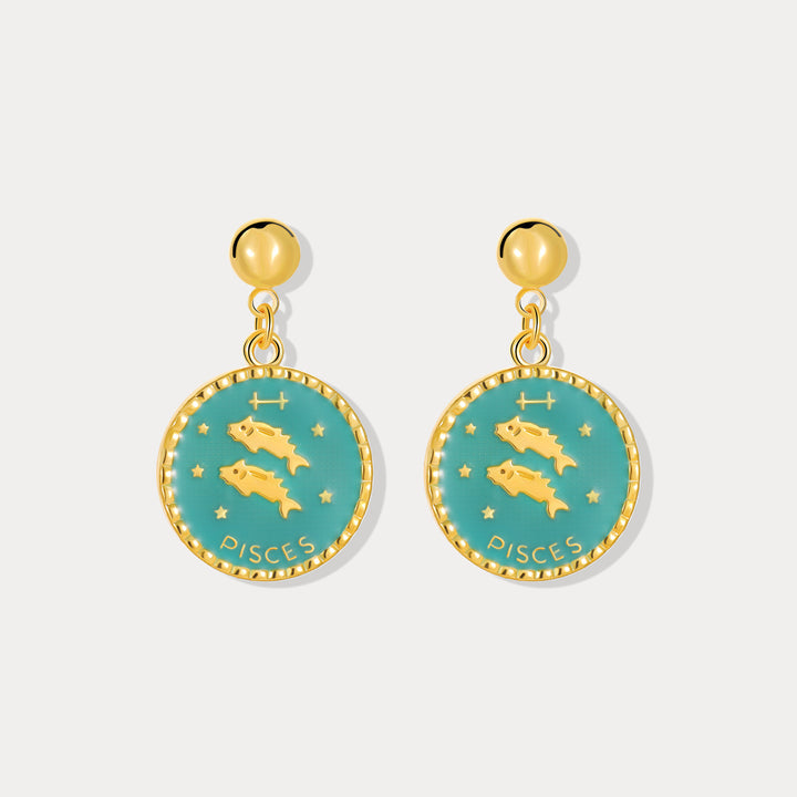 Selenichast Pisces Constellation Earrings