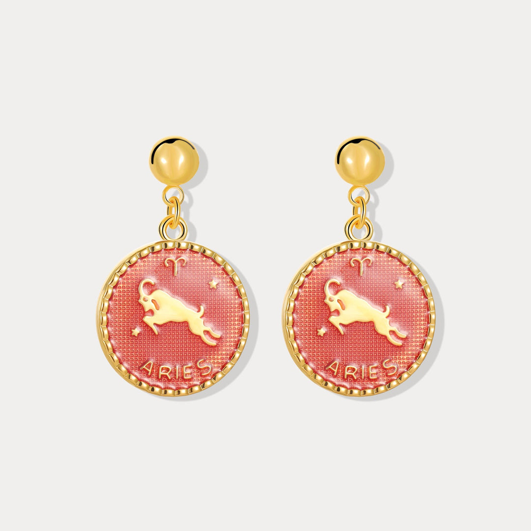 Selenichast Aries Constellation Earrings