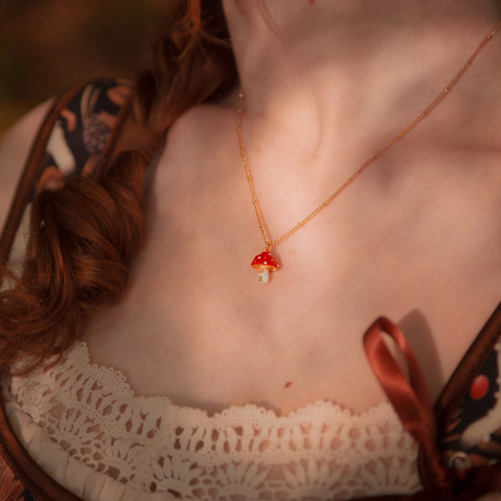Mushroom Necklace