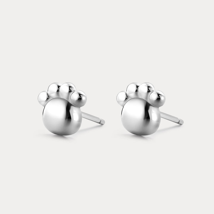 Cat Paw Stud Earrings