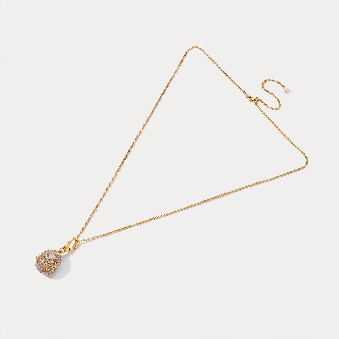 Horse Egg Locket Necklace