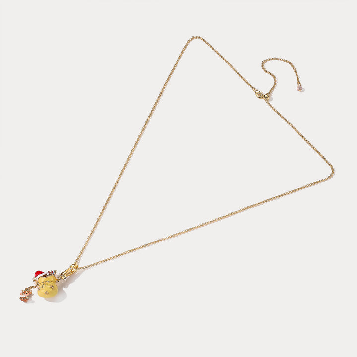 Reindeer Gift Bag Necklace