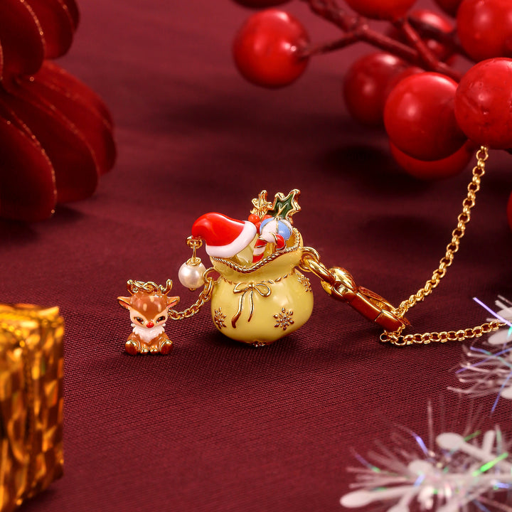 Christmas Reindeer Gift Necklace For Her