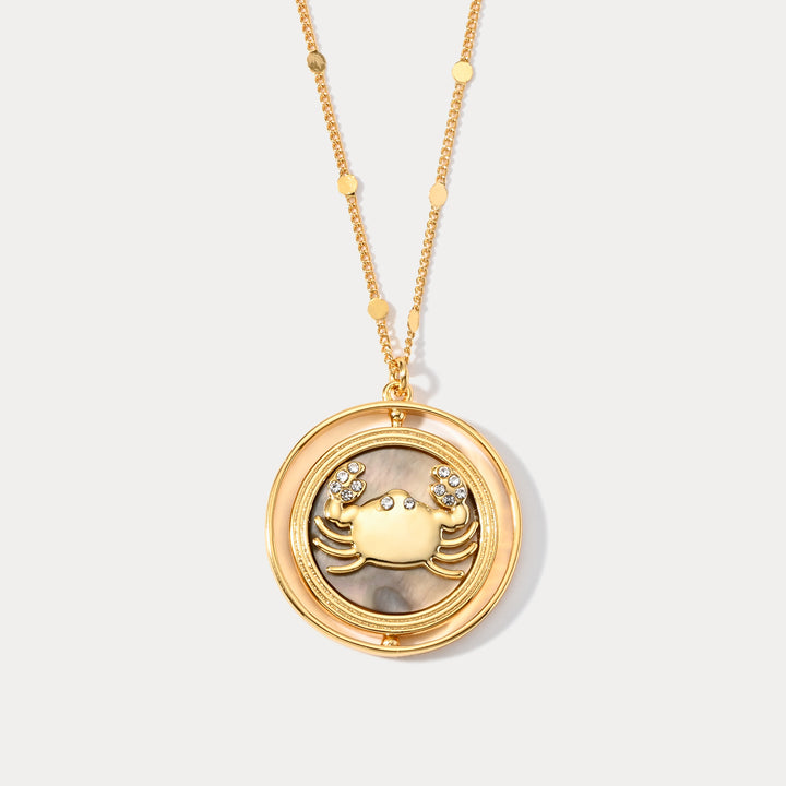 Collar del zodiaco dorado