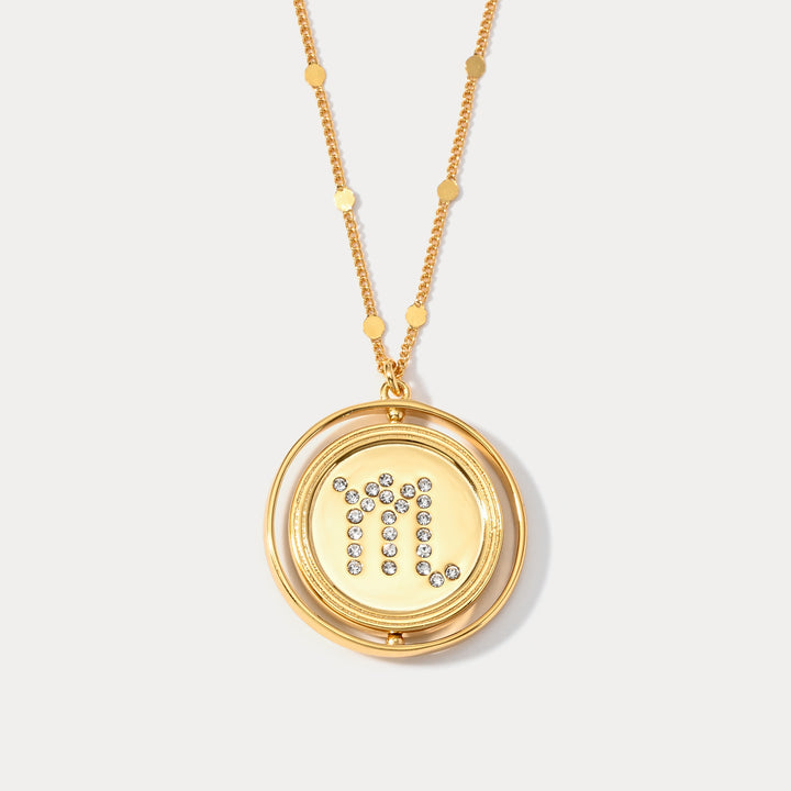 Collar del zodiaco dorado