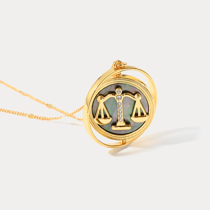 Collar del zodiaco dorado