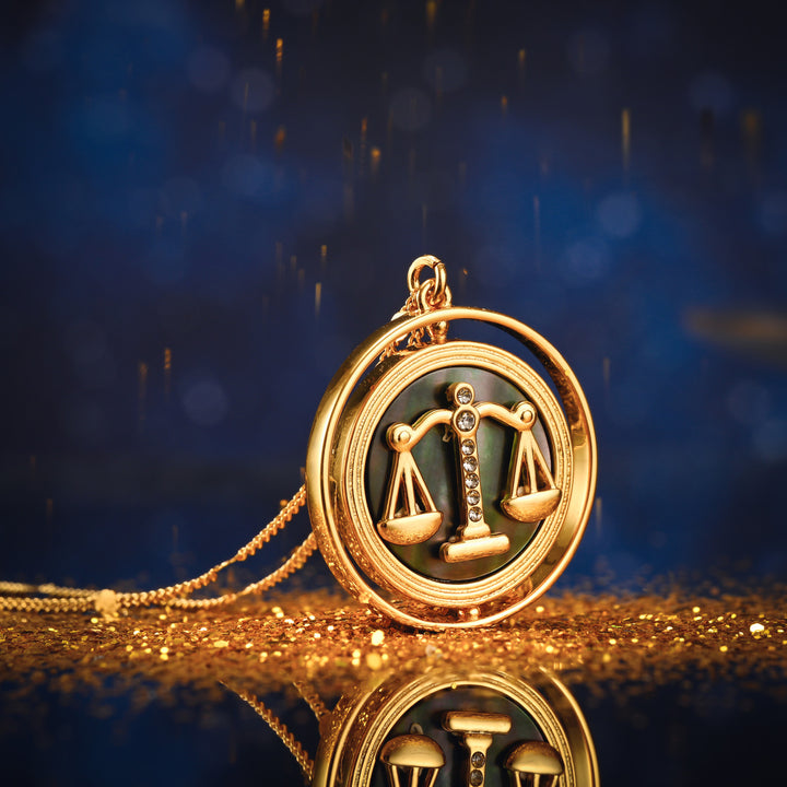 Gold Libra Necklace