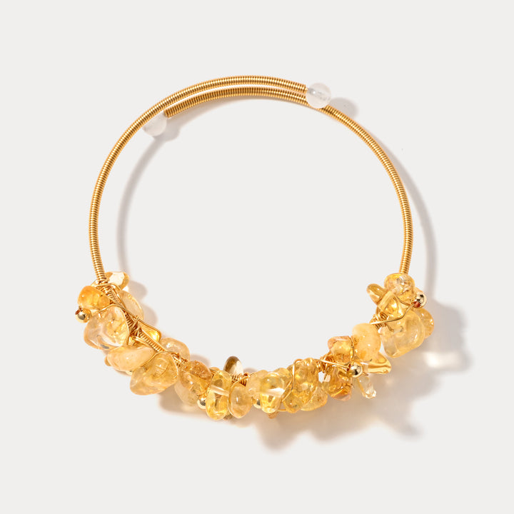 Selenichast Citrine Bracelet Cuff