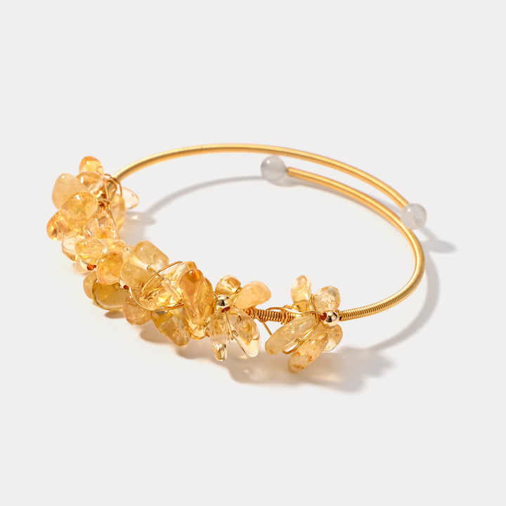 Gold Citrine Bracelet