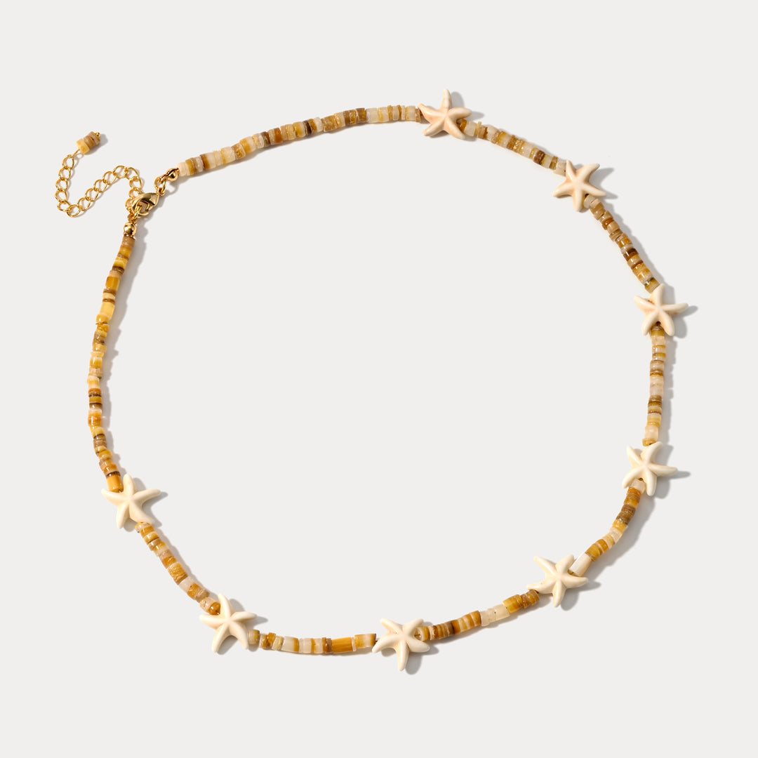 Gold Starfish Necklace