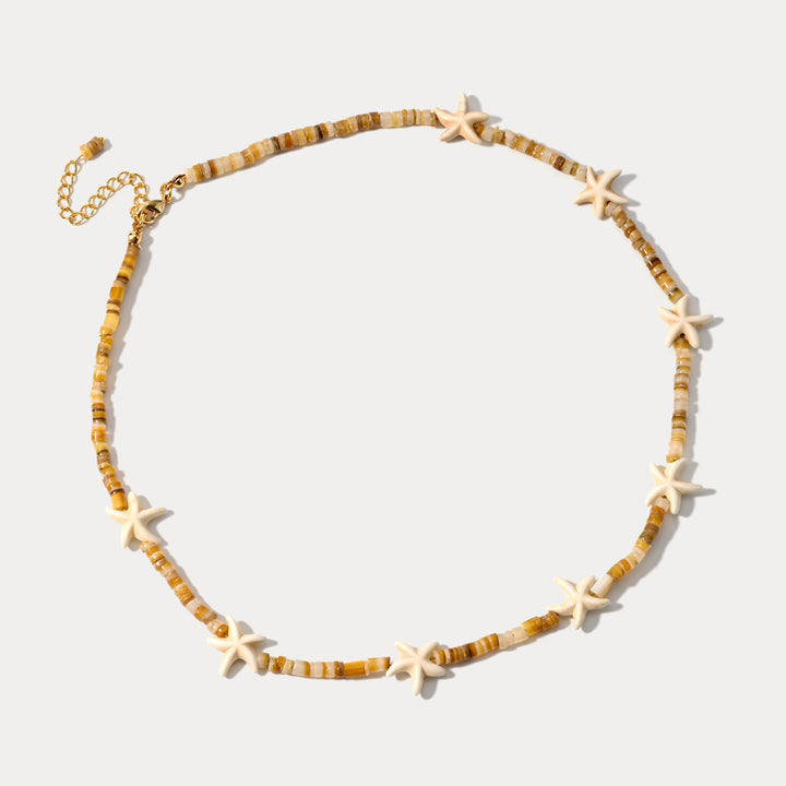 Gold Starfish Necklace