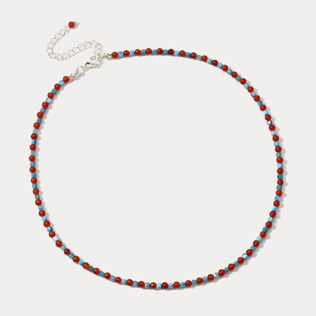 Blue Apatite Necklace