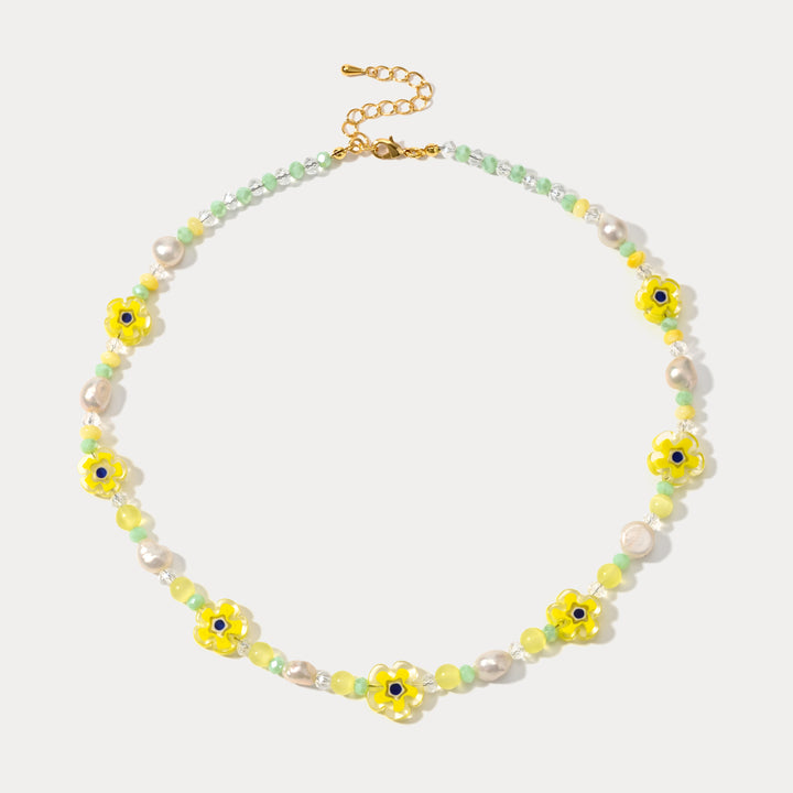 Color Stone Necklace