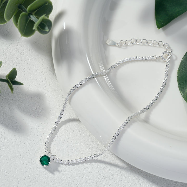 Cubic Zirconia Anklet