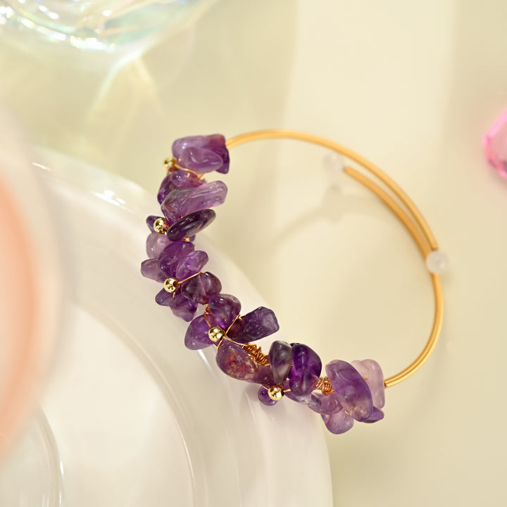 Amethyst Crystal Bracelet