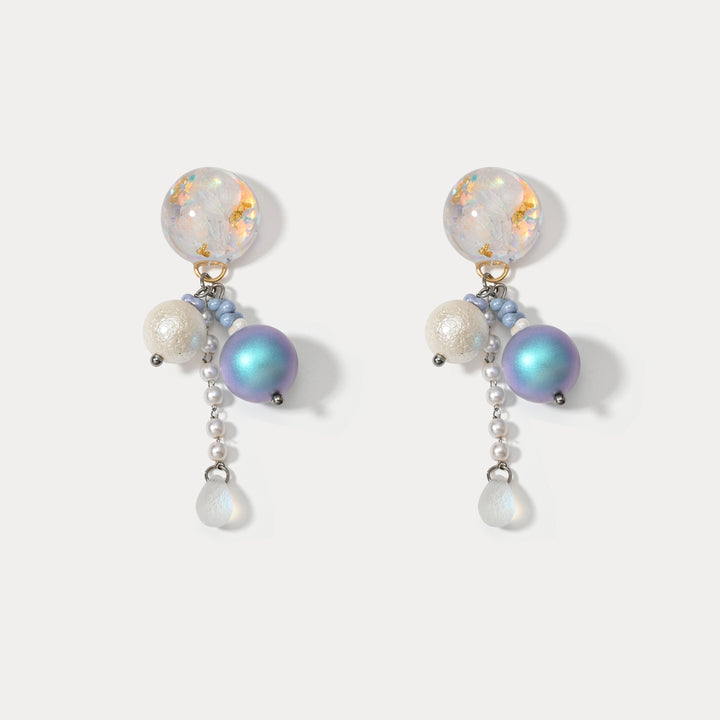 Selenichast Czech Crystal Ocean Earrings