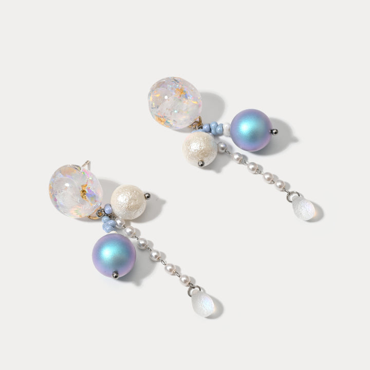 Selenichast Czech Crystal Ocean Earrings