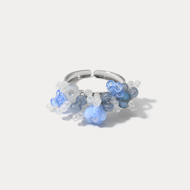 Selenichast Czech Crystal Ocean Rings