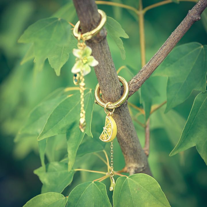 Aretes de limón