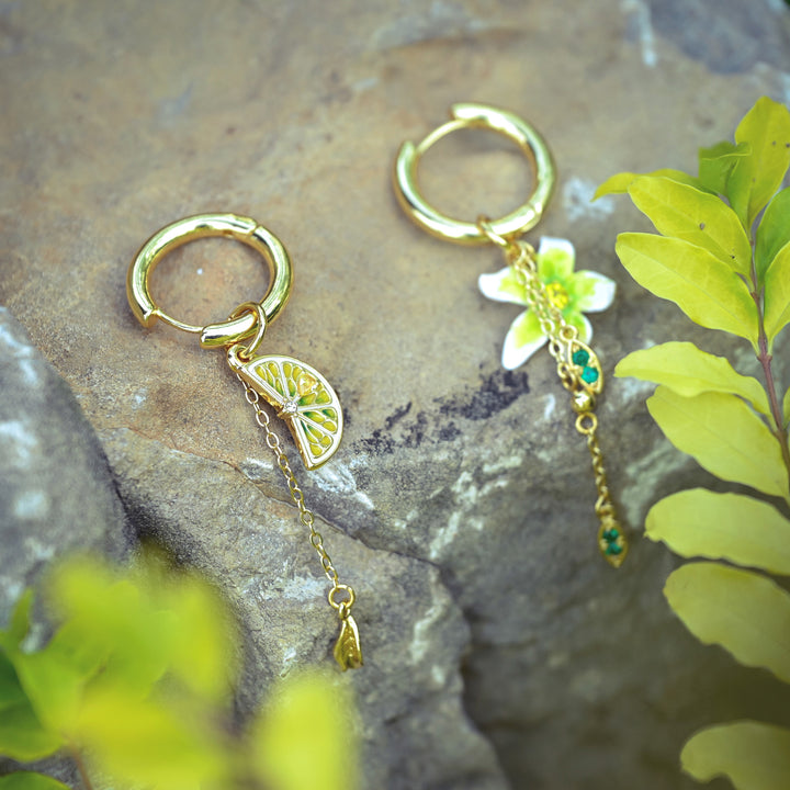 Aretes de limón