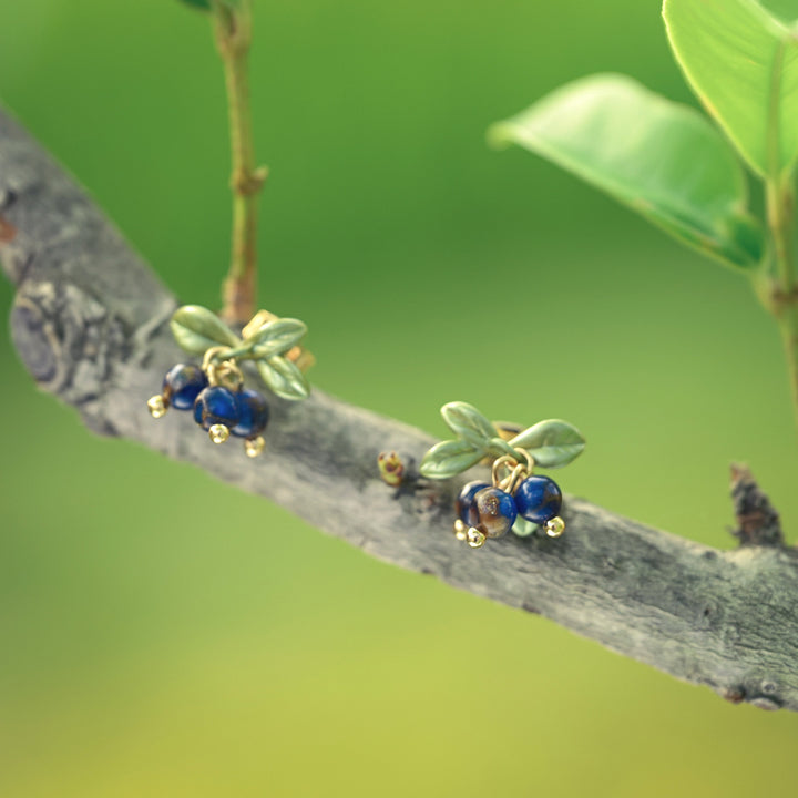 블루 베리 귀걸이