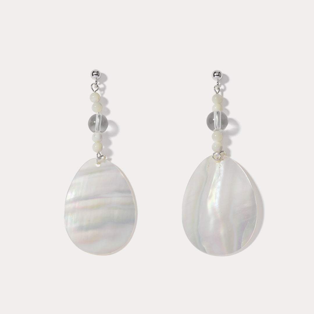 Selenichast Shell Teardrop Earrings