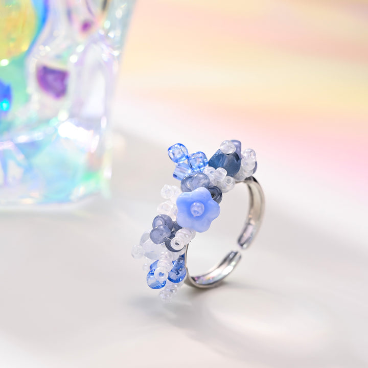 Selenichast Czech Crystal Ocean Rings