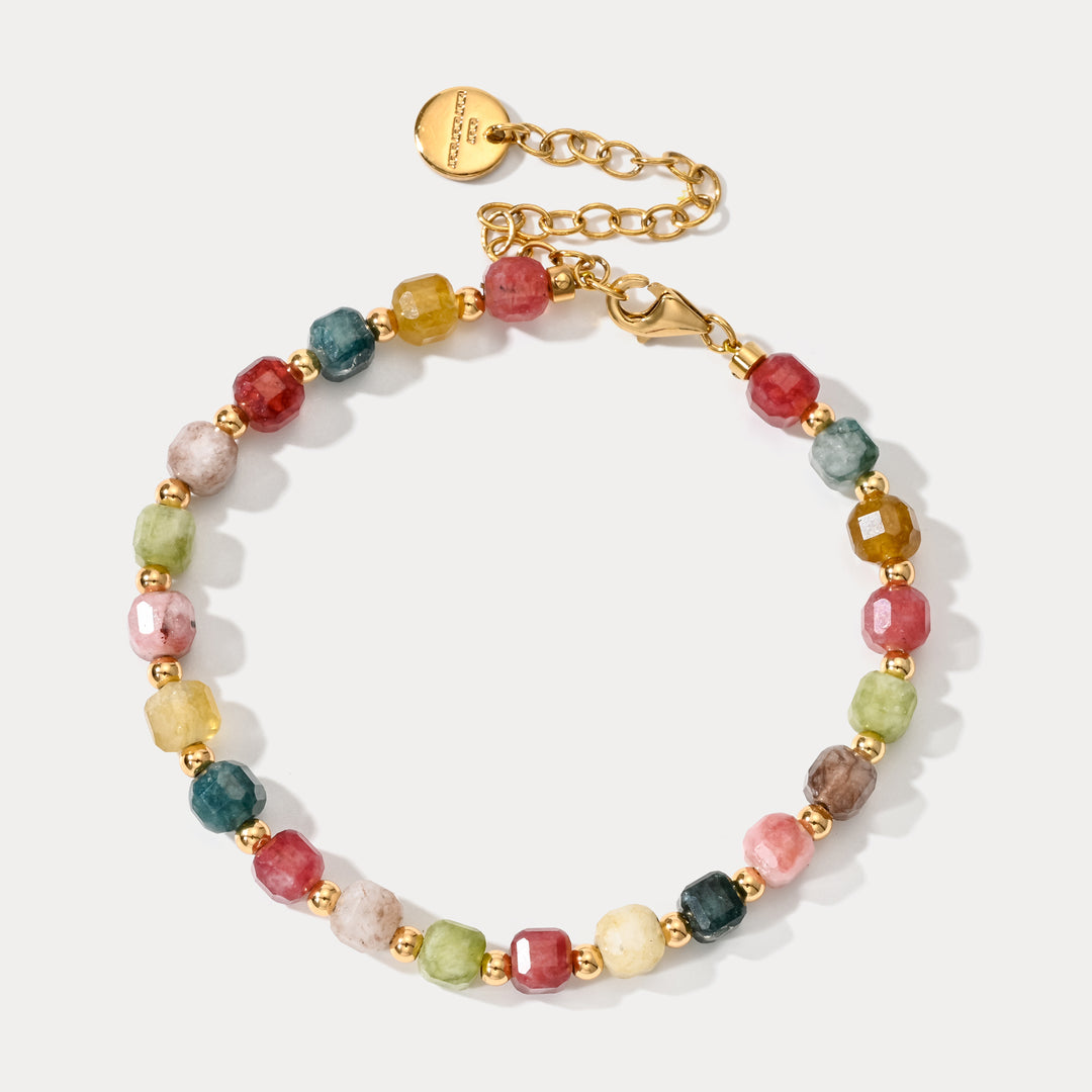 Selenichast Colorful Seed Bead Bracelet