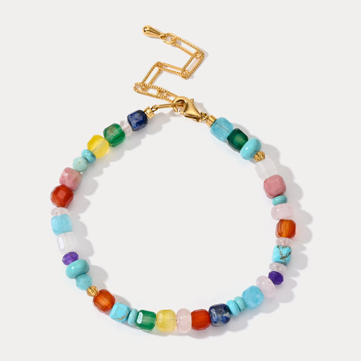 Selenichast Colorful Seed Bead Bracelet