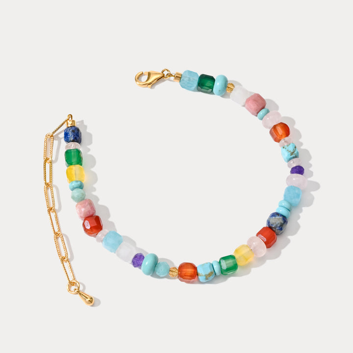 Selenichast Colorful Seed Bead Bracelet
