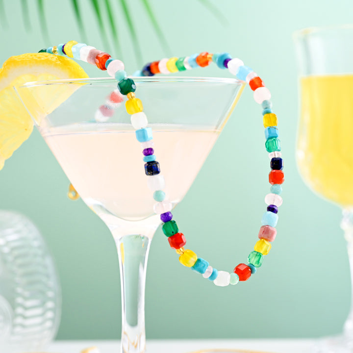 Selenichast Colorful Seed Bead Necklace