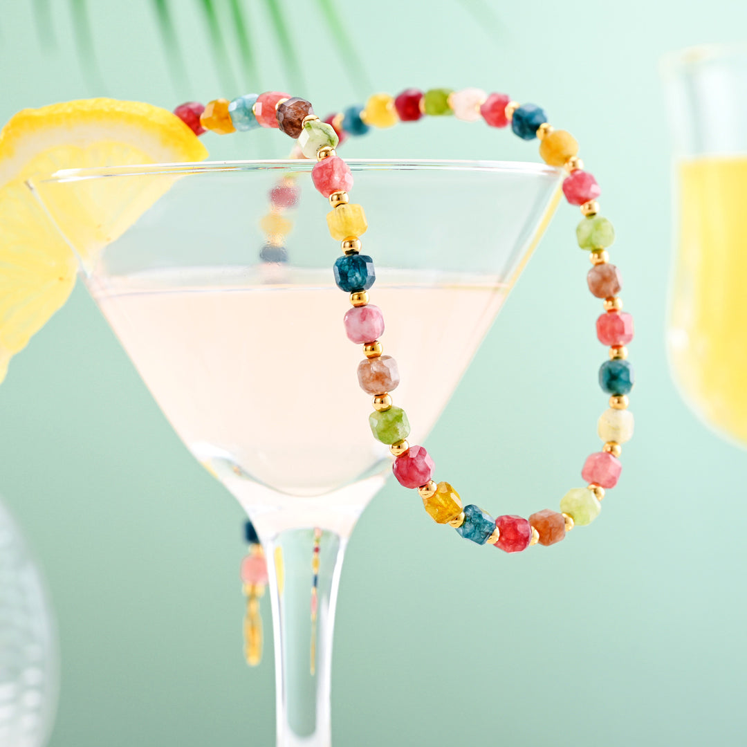 Selenichast Colorful Seed Bead Necklace