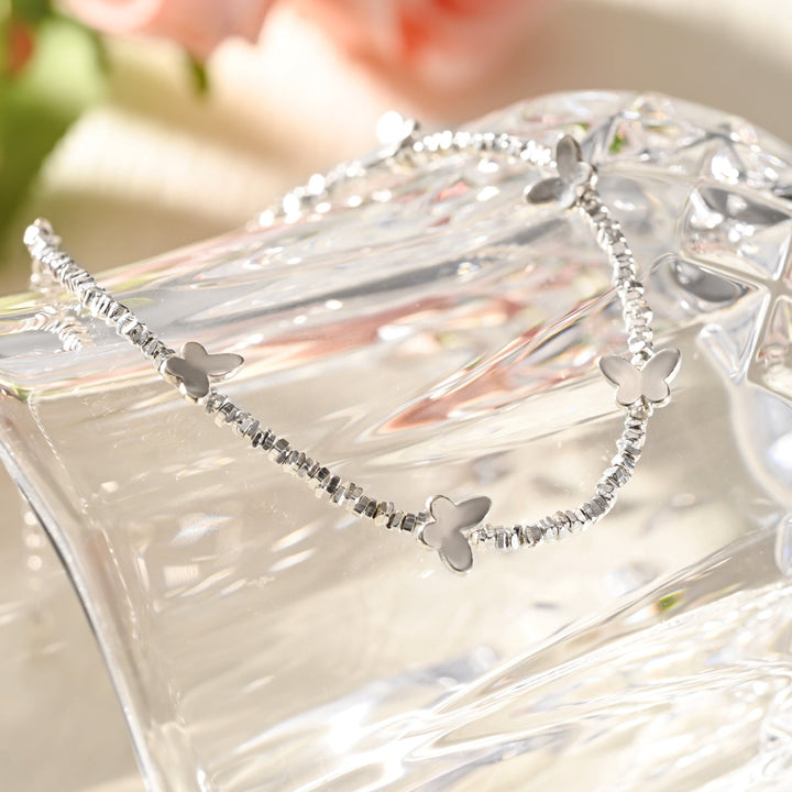 Silver Butterfly Bracelet