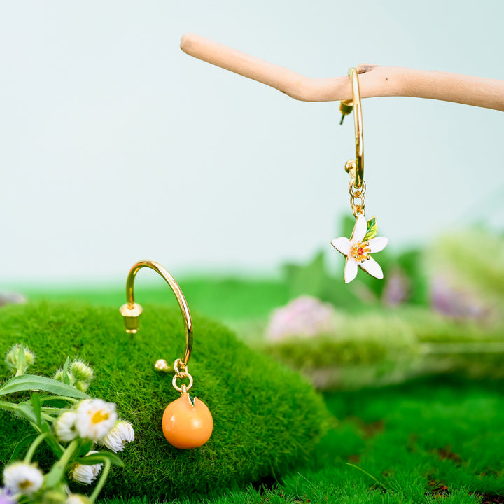 Pendientes naranjas