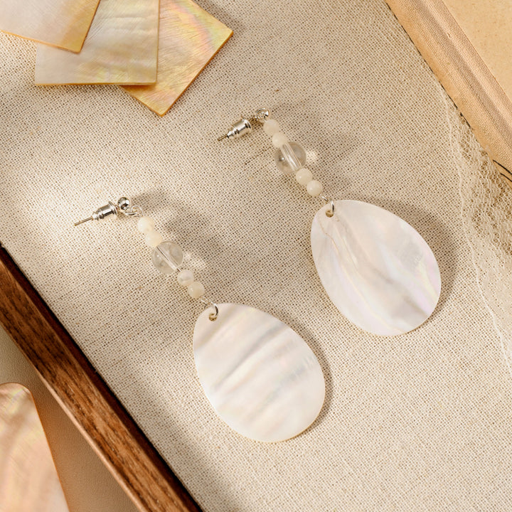 Shell Teardrop Earrings