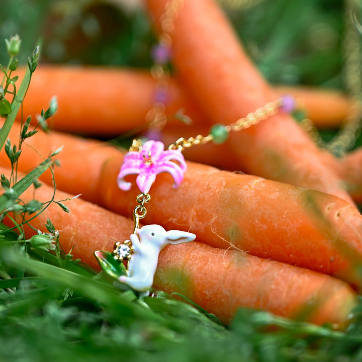 Collana di coniglio da giardino