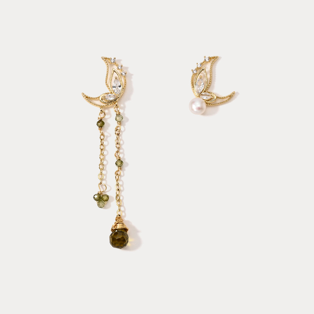 Butterfly Moon Earrings