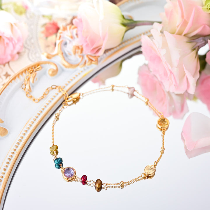Rainbow Station Beaded Bracelet