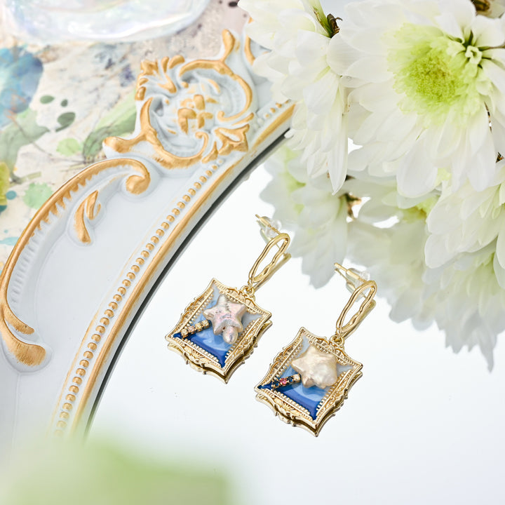 Selenichast Ocean Portrait Earrings