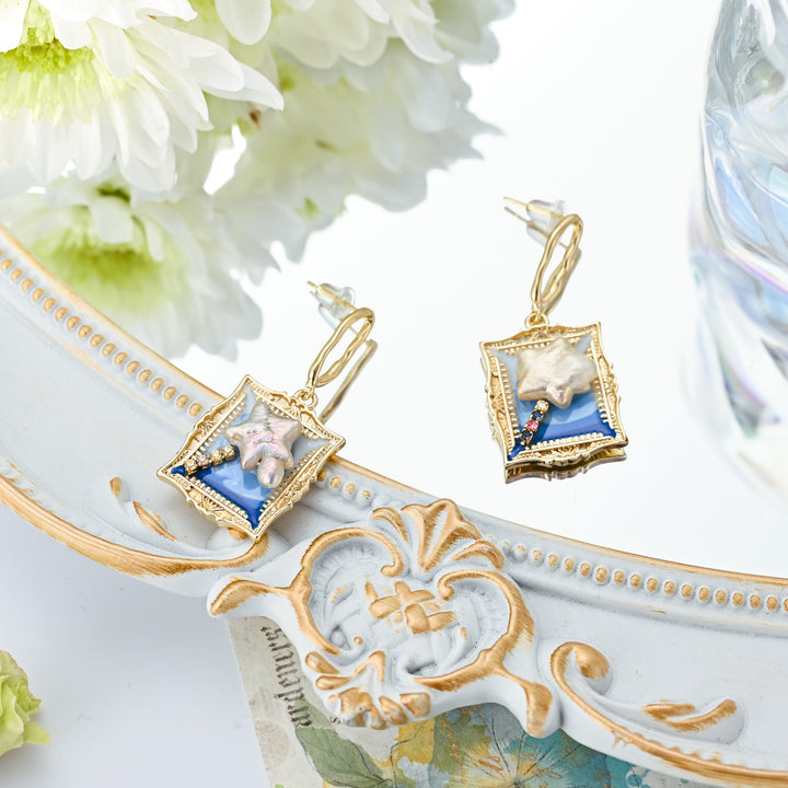 Selenichast Ocean Portrait Earrings