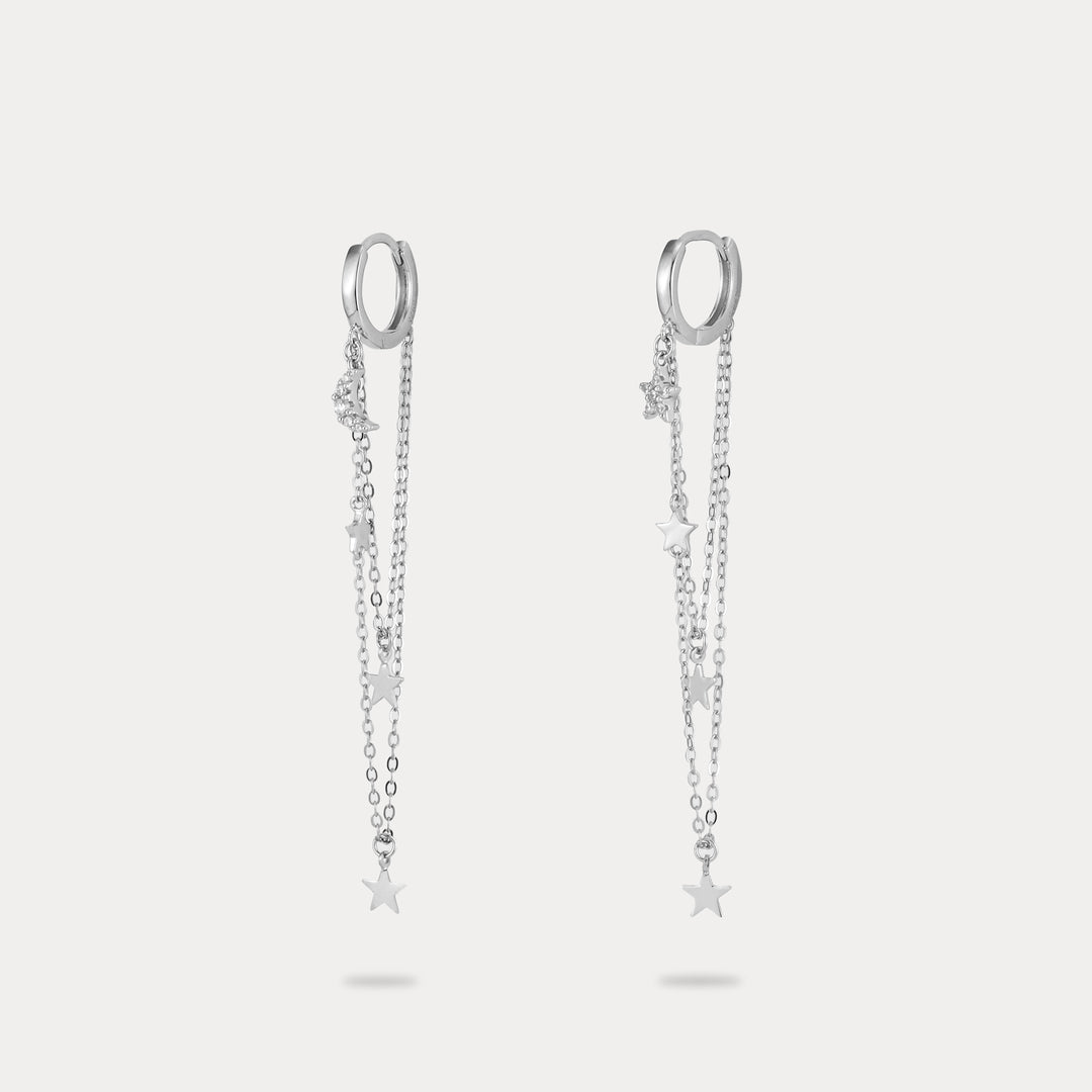 Selenichast Star Tassel Earrings