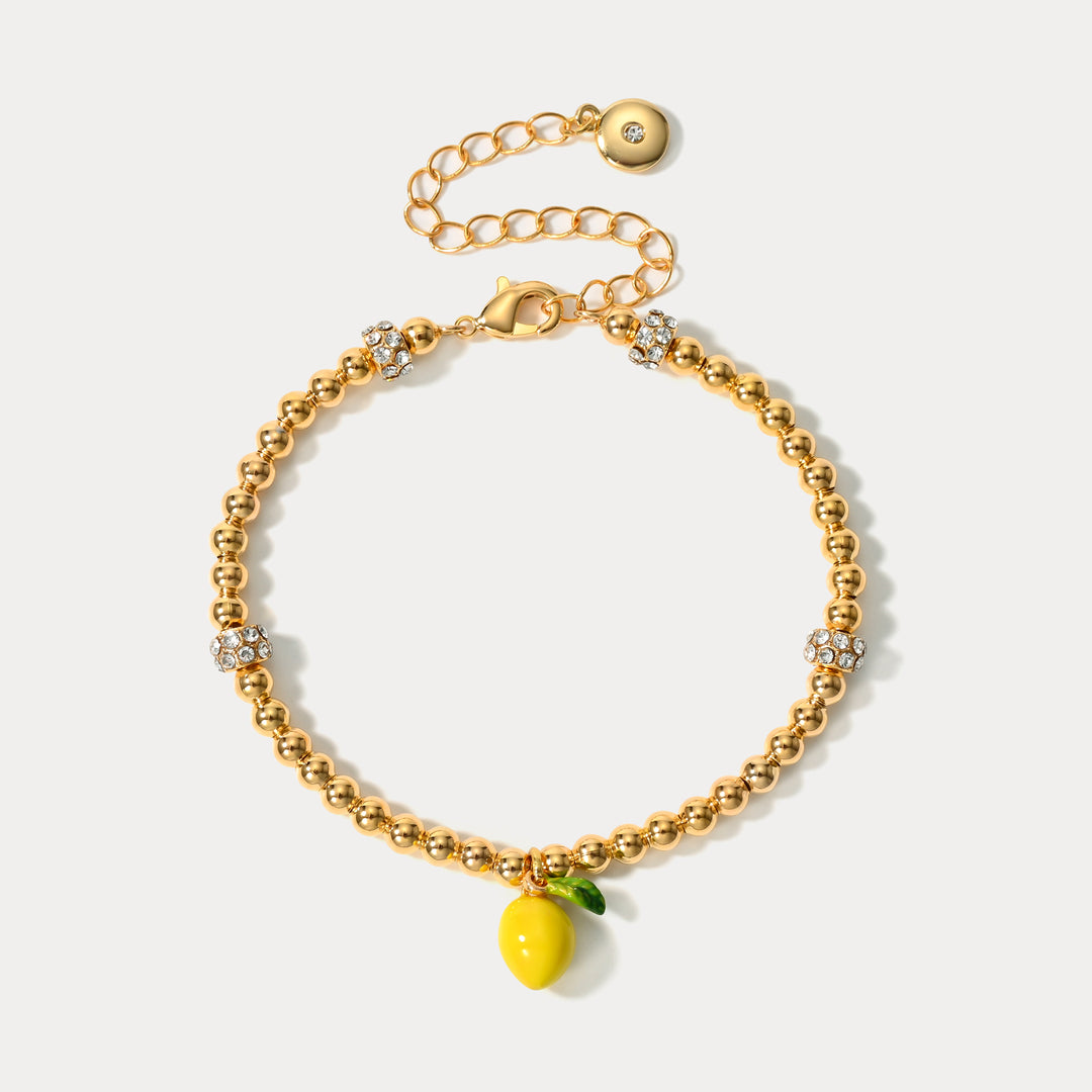 Lemon Beads Bracelet