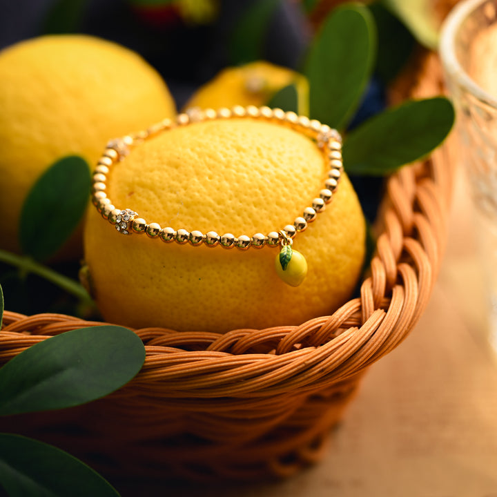 Lemon Beads Bracelet