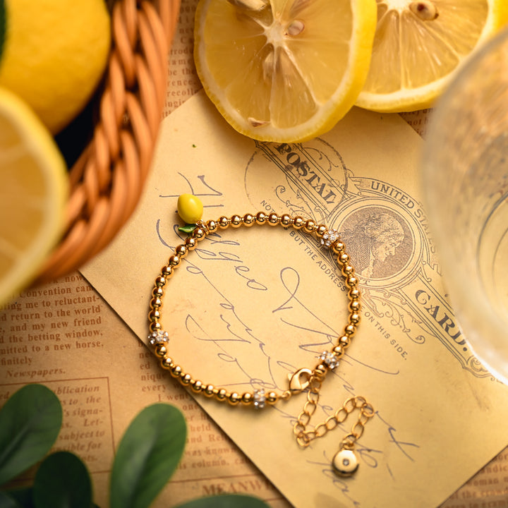 Lemon Beads Bracelet